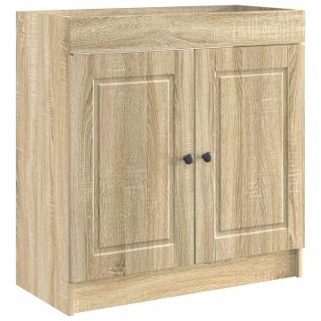 Vidaxl Omarica pod umivalnikom Sonoma hrast 78,5 x 37,5 x 81 cm