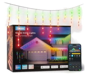 Govee LED zavesa H70D1 bela
