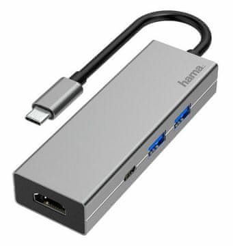Hama HAMA USB vozlišče 2xUSB-A 3.2, 1xTYP-C, 1xHDMI 200107