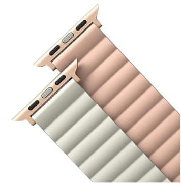 UNIQ Pašček UNIQ Revix za Apple Watch 38/40/41 mm roza-bež