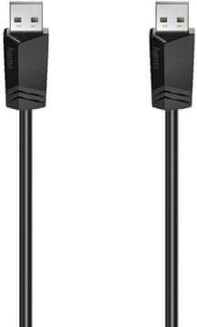 Hama USB kabel tipa A - 1,5 m črne barve