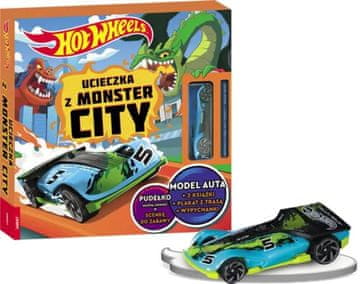 Mattel Knjiga Hot Wheels. Pobeg iz mesta pošasti