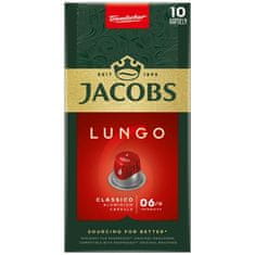 Jacobs Lungo 6 klasičnih kapsul, 10 odmerkov