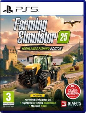 Cenega Igra Farming Simulator 25 Highlands Fishing Edition za PS5