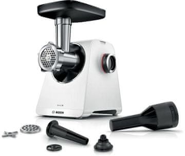 Bosch BOSCH MFWS607W Serie 6 MultiPower 2100 W mlinček za meso bele barve