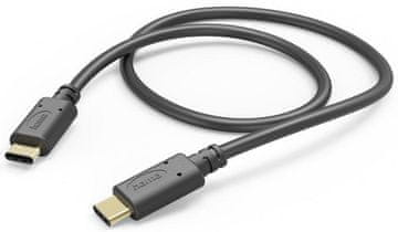 Hama HAMA polnilni/podatkovni kabel USB-C - 1,5 m črne barve