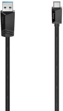Hama Kabel USB 3.2 Gen 2 Type-C - A 10 Gbit/s, 1 m