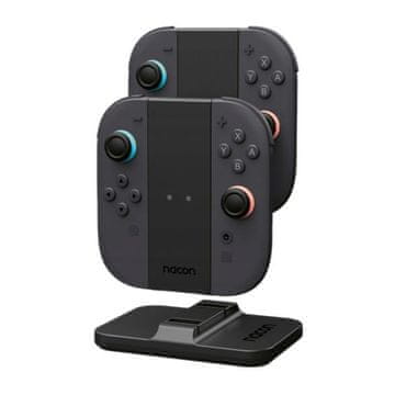 Nacon Polnilec za Joy-Con NACON QUADCHARGING črne barve