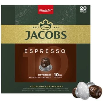 Jacobs Espresso 10 Intenso kapsule 20 kosov.
