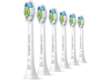 shumee Glave za sonično zobno ščetko PHILIPS SONICARE Sonicare W2 HX6066/87, 6 kosov, bele barve