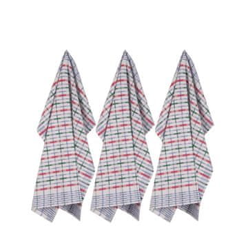 ZicZac Set kuhinjska krpa Quickly 65x65cm / 3 kos / bombaž