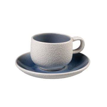 Evviva Set skodelica za črno kavo Stones 100ml / 4 kos / modra / keramika