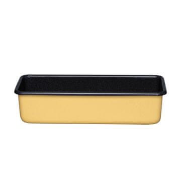 Riess Pekač za kruh Colorful 30x10xh7,6cm / pravokoten / rumen / emajl