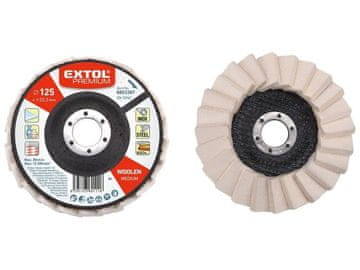 Extol Premium Lamelni disk, polirni filc, 125x12 mm 8803387