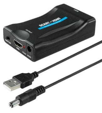 shumee Pretvornik AV Scart v HDMI ISY IHD-9026 črn