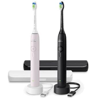 shumee PHILIPS SONICARE HX4072/42 Sonična zobna ščetka črna, svetlo roza