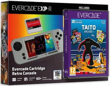 shumee Prenosna konzola EVERCADE EXP-R + igralna avtomat Taito 1 siva