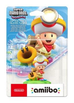 shumee AMIIBO Super Mario BW Figura - Captain Toad Večbarvna