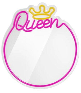 shumee FOREVER TF1 Queen barvito neonsko LED ogledalo