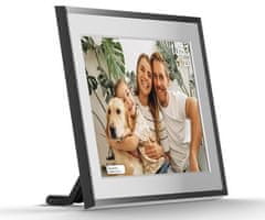 Navitel FR101 Pro pametni digitalni foto okvir, 25,6 cm, HD IPS zaslon na dotik, FRAMEO aplikacija, WIFI, Android + iOS, 1GB RAM, 32GB ROM, USB-C, črn