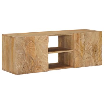 Vidaxl Stenski TV kabinet s polico s shranjevanjem 100 x 30 x 35 cm