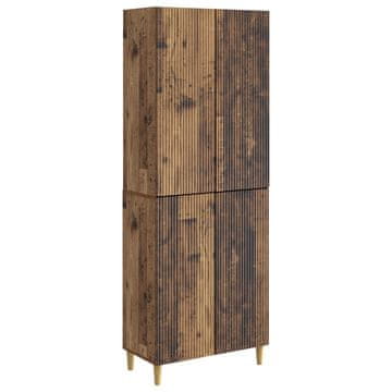 Vidaxl Set omar 2 szt. Star les 66 x 34,5 x 90 cm Inženirski les