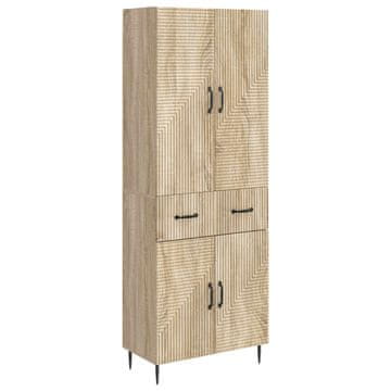 Vidaxl Set omar 2 szt. Sonoma hrast 66 x 34,5 x 89,5 cm Inženirski les