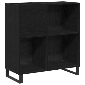Vidaxl Omara za plošče Črna Orehovina 84,5 x 38 x 89 cm Inženirski les