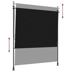 Vidaxl Zunanja Rolfa Črna 100 x 270 cm