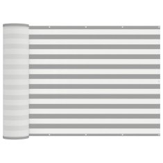 Vidaxl Zaslon za zasebnost na balkonu 150 x 200 cm Blago s PU prevleko