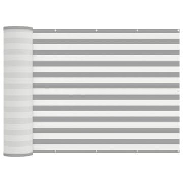 Vidaxl Zaslon za zasebnost na balkonu 200 x 400 cm Blago s PU prevleko