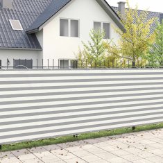 Vidaxl Zaslon za zasebnost na balkonu 150 x 200 cm Blago s PU prevleko