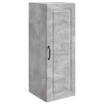 Vidaxl Omara za steno Betonsko siva 33 x 34,5 x 90 cm Inženirski les