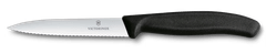 Victorinox 6.7733 nož za zelenjavo, nazobčan 10 cm, črn