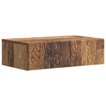 Vidaxl Stenska stranska miza 87,5 x 34,5 x 17 cm Inženirski les