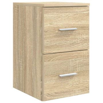 Vidaxl Kopalniška omarica Sonoma hrast 30 x 44,5 x 50 cm