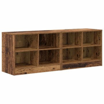 Vidaxl Posteljna omarica 2 szt. Star les 66 x 33 x 48 cm Inženirski les