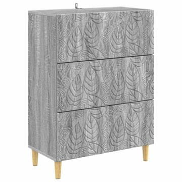 Vidaxl Predalna omara Siva Sonoma 66 x 34,5 x 90 cm Inženirski les