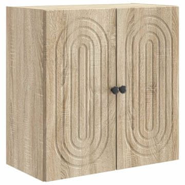 Vidaxl Omara za steno Sonoma hrast 59 x 31 x 60 cm Inženirski les