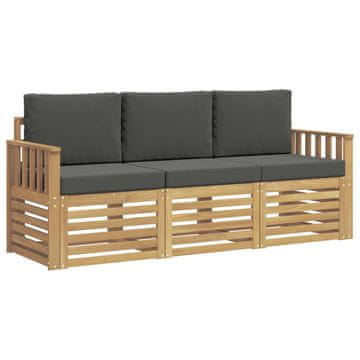 Vidaxl Sedežne garniture Masiven les akacije