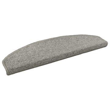 Vidaxl Samolepilni stopniščni tepihi 15 kos 80 x 24,5 x 3,5 cm