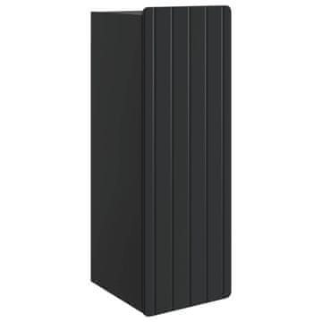 Vidaxl Omara za steno Črna 33 x 34,5 x 94 cm Inženirski les