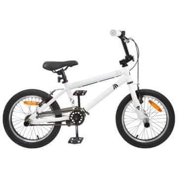 Vidaxl BMX Kolo 20 Palcev za starejše od 9 let Bela