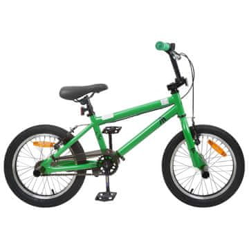 Vidaxl BMX Kolo 20 Palcev za starejše od 9 let Zelena
