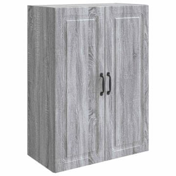Vidaxl Omara za steno Siva Sonoma 66 x 34,5 x 90 cm Inženirski les