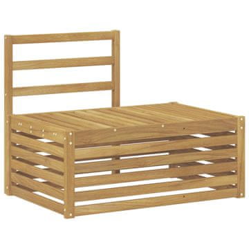 Vidaxl Zunanja garnitura za sedenje Bela 91 x 63 x 73 cm