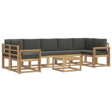 Vidaxl Zunanja garnitura za sedenje 6 pcs