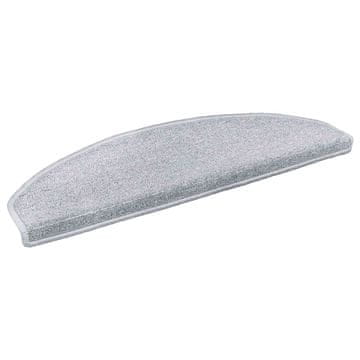 Vidaxl Samolepilni stopniščni tepihi 15 kos 80 x 24,5 x 3,5 cm