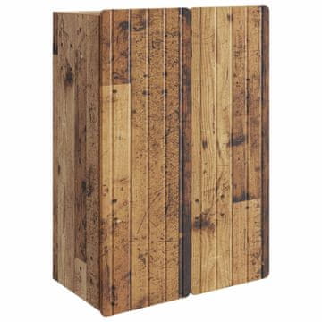Vidaxl Omara za steno Star les 66 x 34,5 x 92 cm Inženirski les