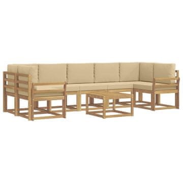 Vidaxl Zunanja garnitura za sedenje 6 pcs